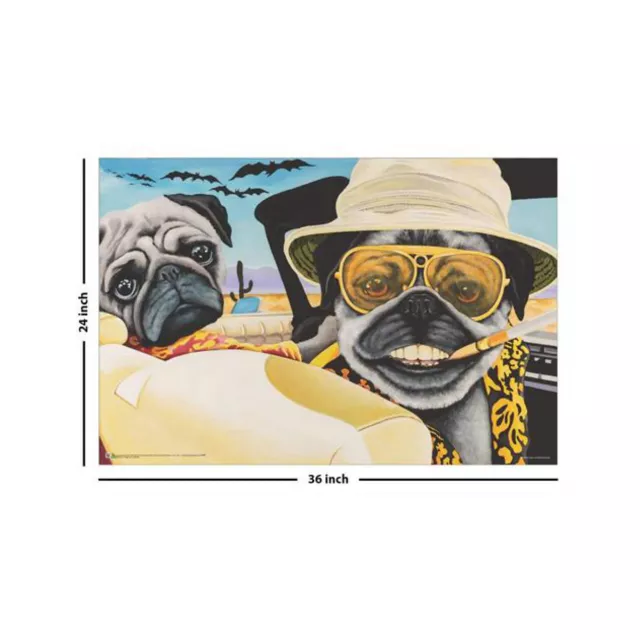 Driving Pugs Poster at Spencer's