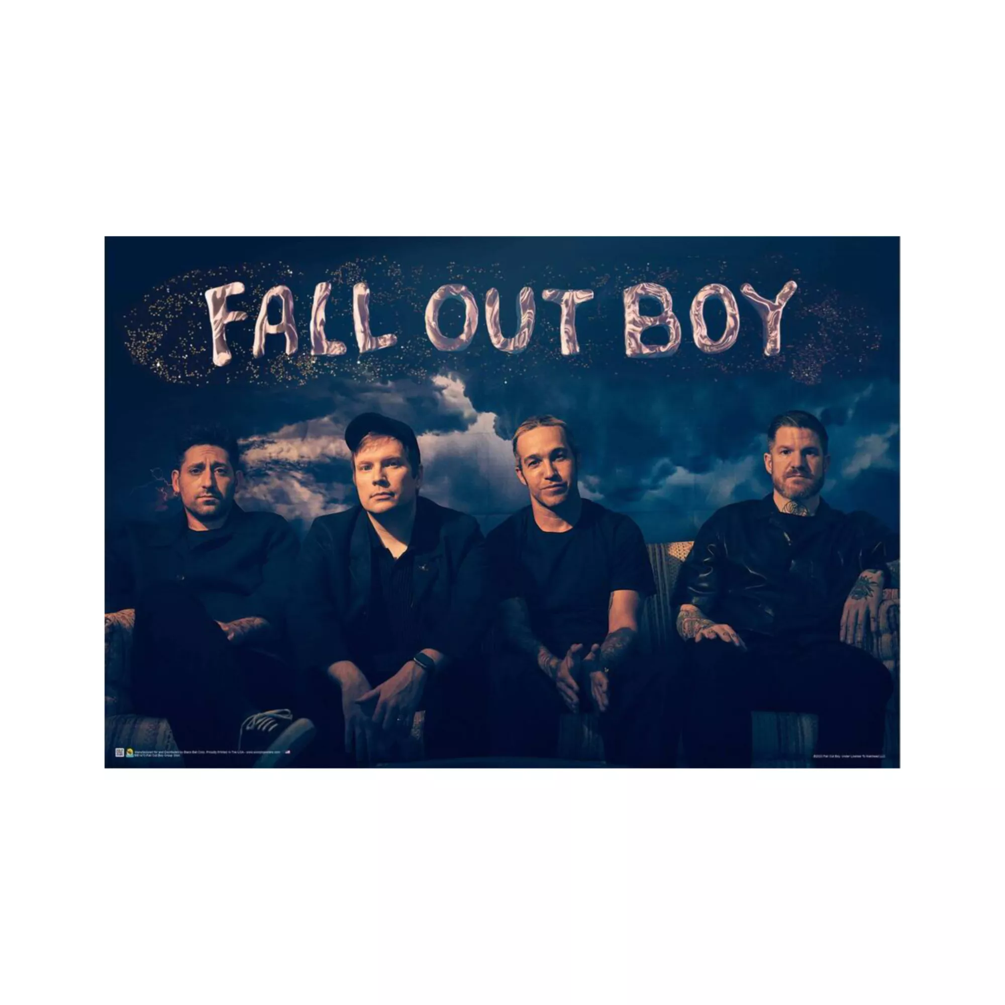 Fall Out Boy Group Poster - Fall Out Boy at Spencer's
