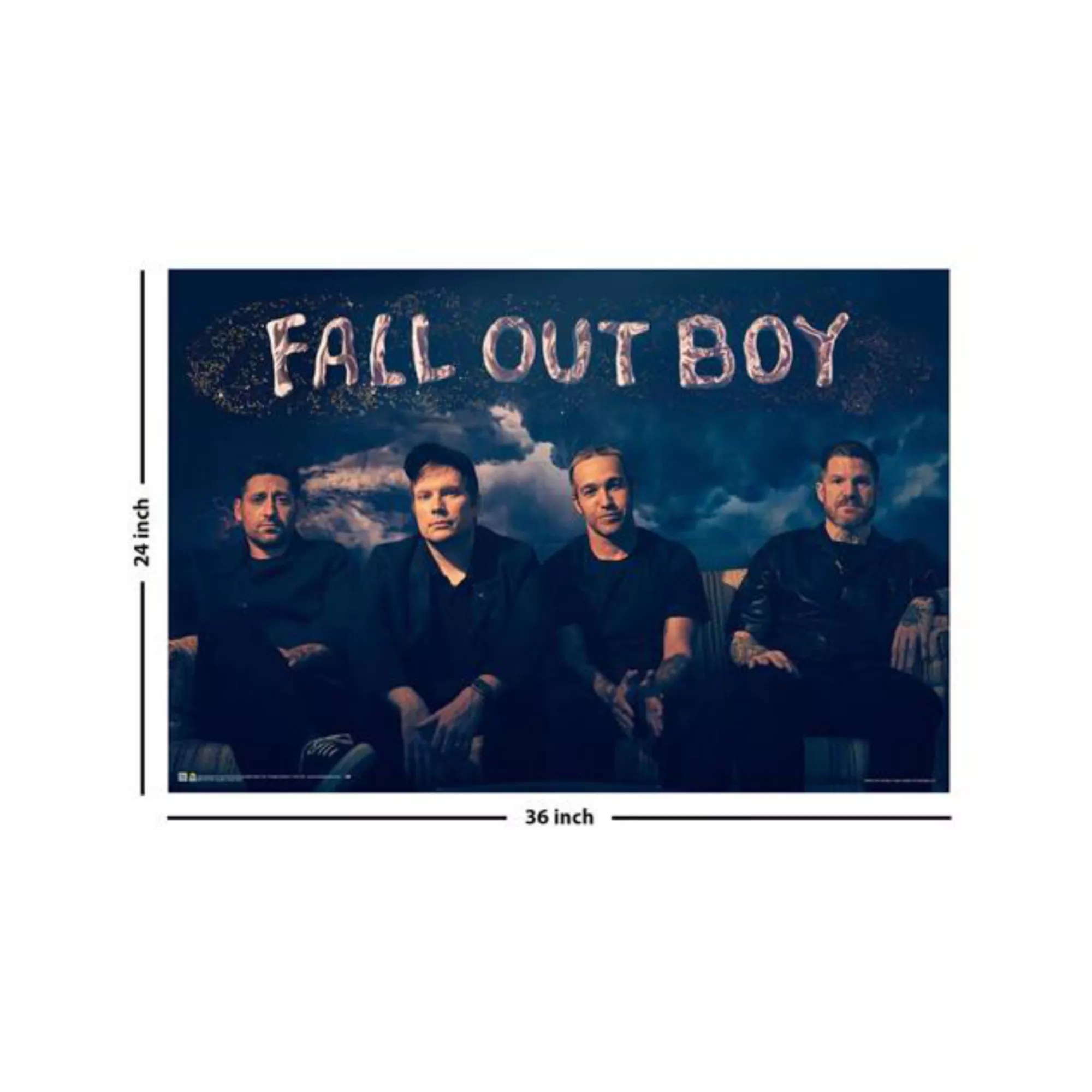 Fall Out Boy Group Poster - Fall Out Boy at Spencer's