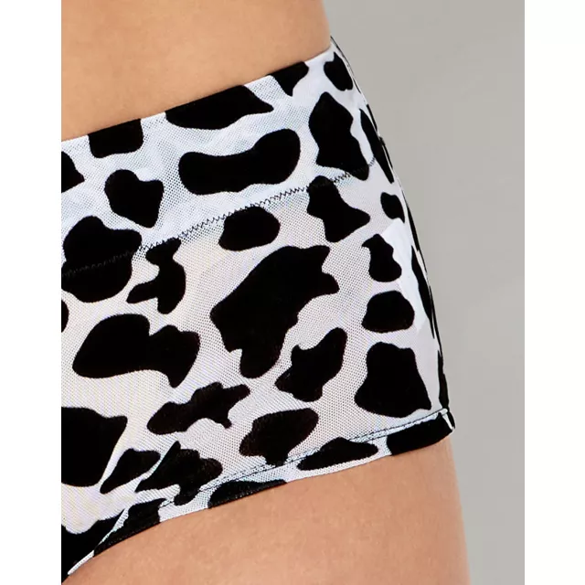 Cow Print Booty Shorts at Spencer's