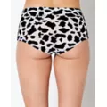 Cow Print Booty Shorts at Spencer's