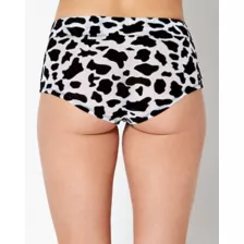 Cow Print Booty Shorts at Spencer's