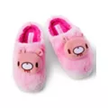 Pink Gloomy Bear Puff Slippers at Spencer's