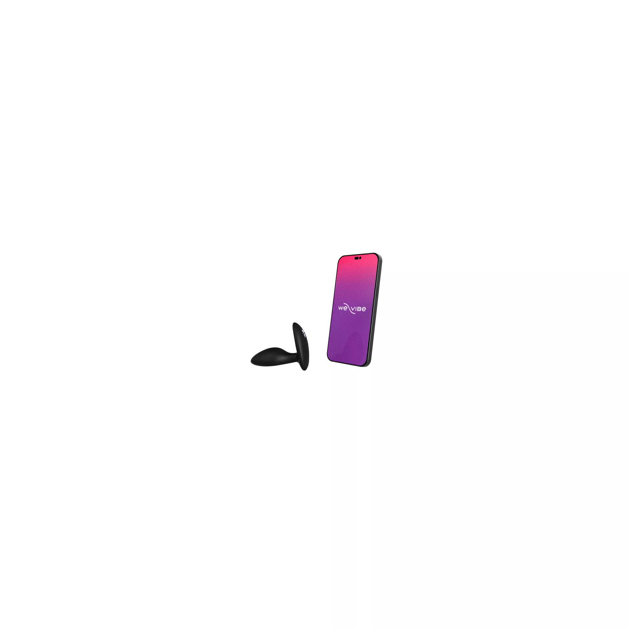 We-Vibe Ditto+ Vibrating Butt Plug Satin Black at Spencer's
