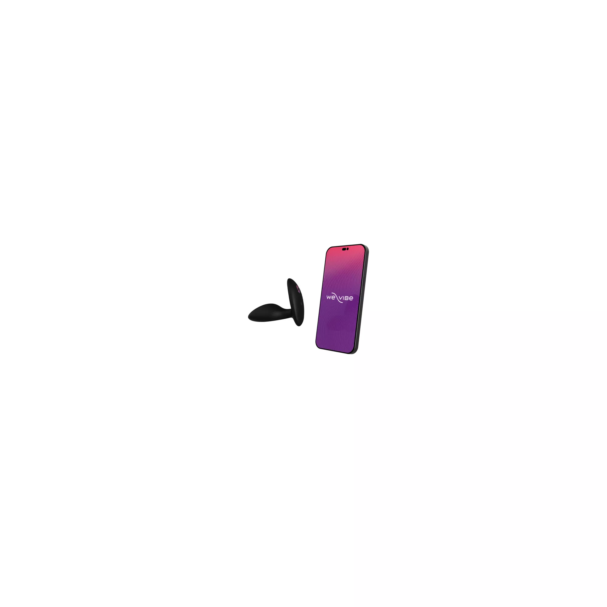 We-Vibe Ditto+ Vibrating Butt Plug Satin Black at Spencer's