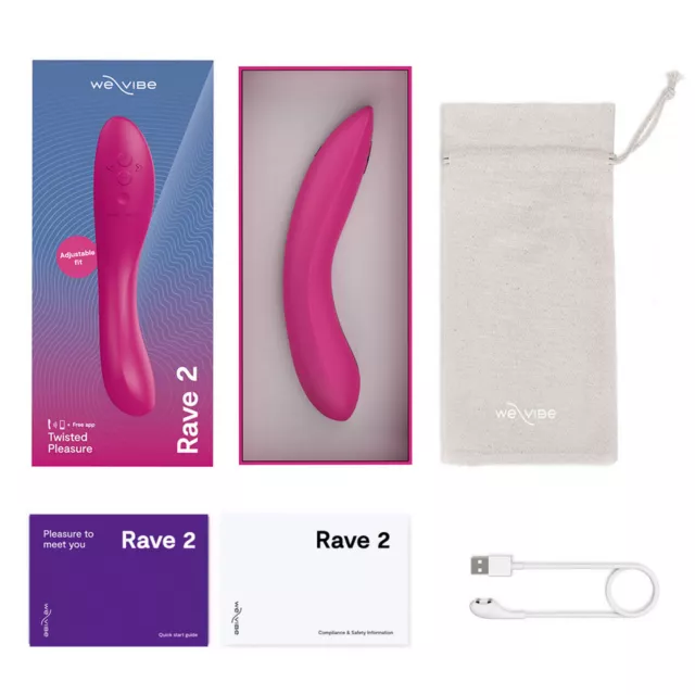 We-Vibe Rave 2 G-Spot Vibrator Pink at Spencer's