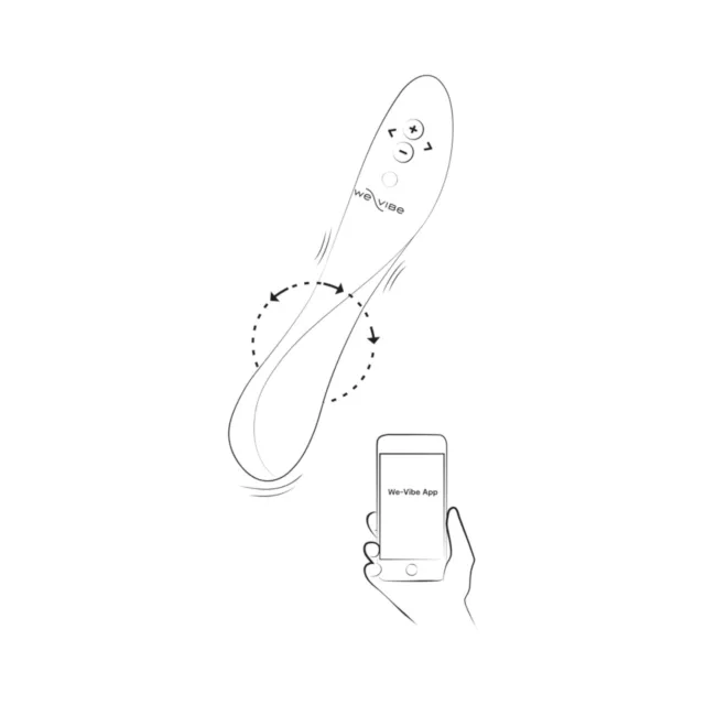We-Vibe Rave 2 G-Spot Vibrator Pink at Spencer's