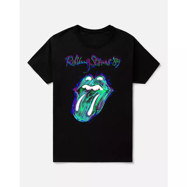 Rolling Stones '89 Psychedelic T Shirt - The Rolling Stones at Spencer's