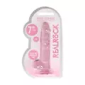 Pink Realistic Suction Cup Dildo with Balls - 7.5 Inch at Spencer's
