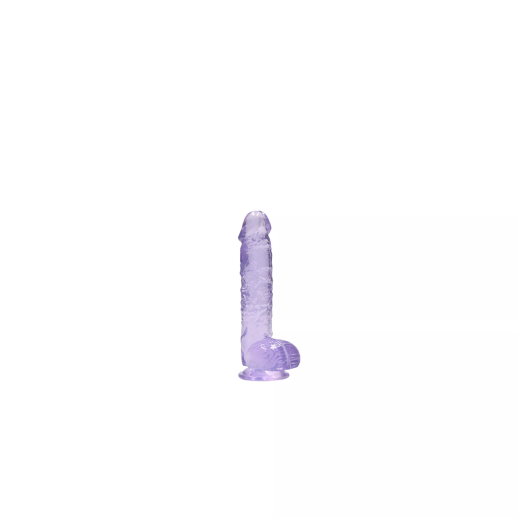 Purple Realistic Suction Cup Dildo - 6.7 Inch