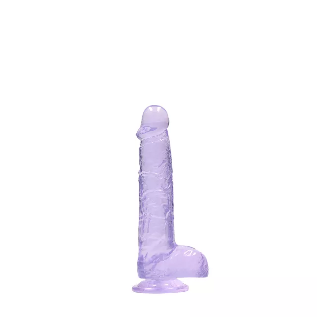 Purple Realistic Suction Cup Dildo - 6.7 Inch