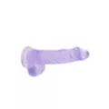 Purple Realistic Suction Cup Dildo - 6.7 Inch at Spencer's