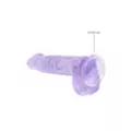 Purple Realistic Suction Cup Dildo - 6.7 Inch at Spencer's
