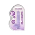 Purple Realistic Suction Cup Dildo - 6.7 Inch at Spencer's