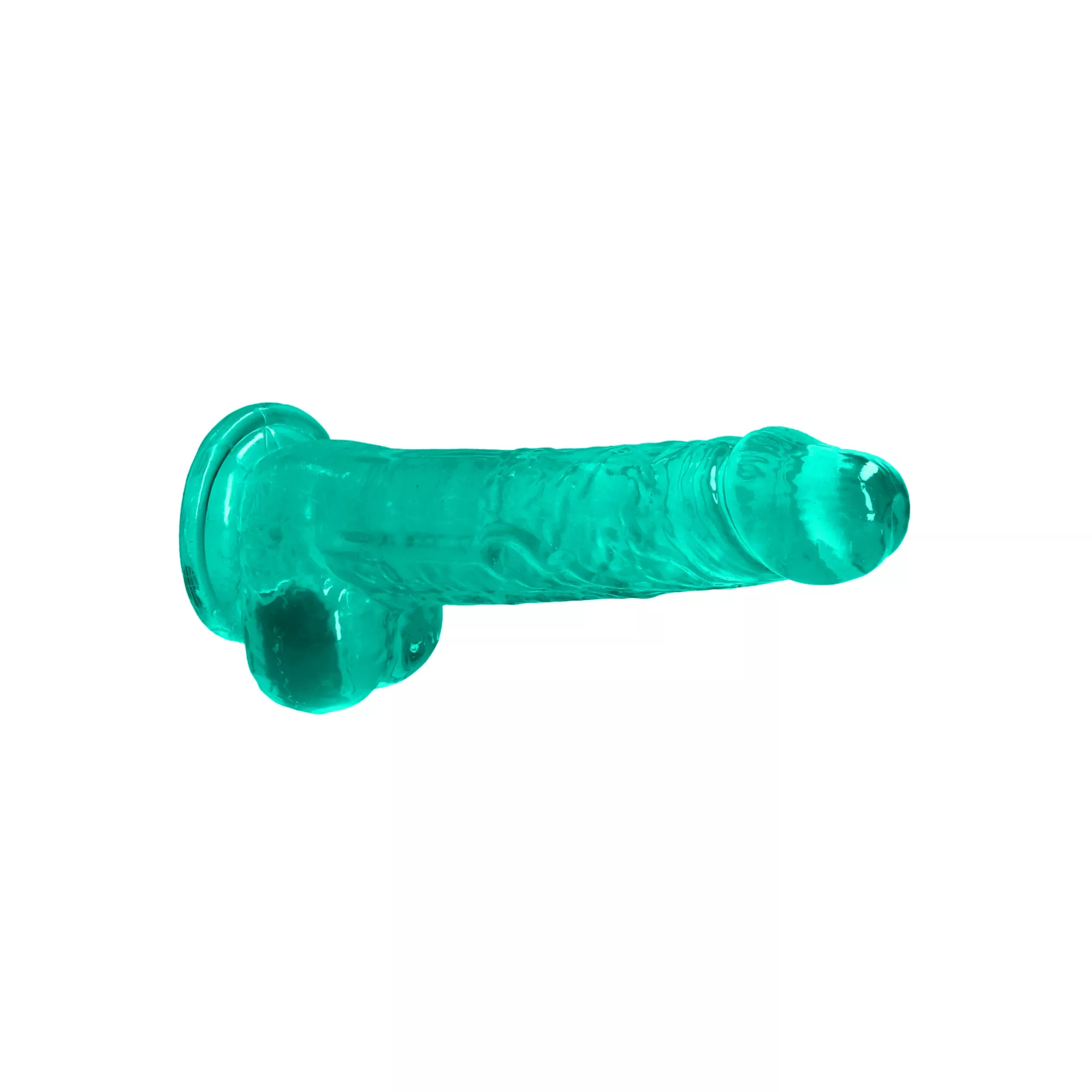 Turquoise Realistic Suction Cup Dildo - 8.3 Inch at Spencer's