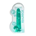Turquoise Realistic Suction Cup Dildo - 8.3 Inch at Spencer's