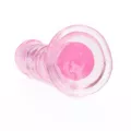 Clear Pink Realistic Suction Cup Dildo - 6 Inch at Spencer's