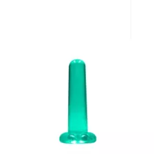 Clear Turquoise Non-Realistic Suction Cup Dildo - 5 Inch at Spencer's