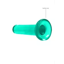 Clear Turquoise Non-Realistic Suction Cup Dildo - 5 Inch at Spencer's
