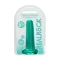 Clear Turquoise Non-Realistic Suction Cup Dildo - 5 Inch at Spencer's