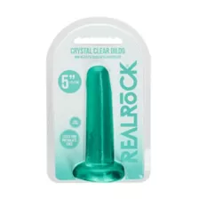 Clear Turquoise Non-Realistic Suction Cup Dildo - 5 Inch at Spencer's