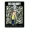 Rick and Morty Hug Fleece Blanket at Spencer's