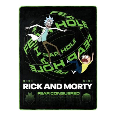 Rick and Morty Fear Conquered Fleece Blanket