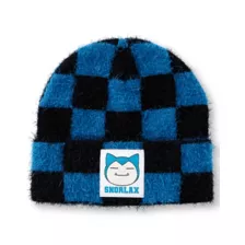 Snorlax Checkered Fuzzy Cuff Beanie Hat - Pokémon at Spencer's