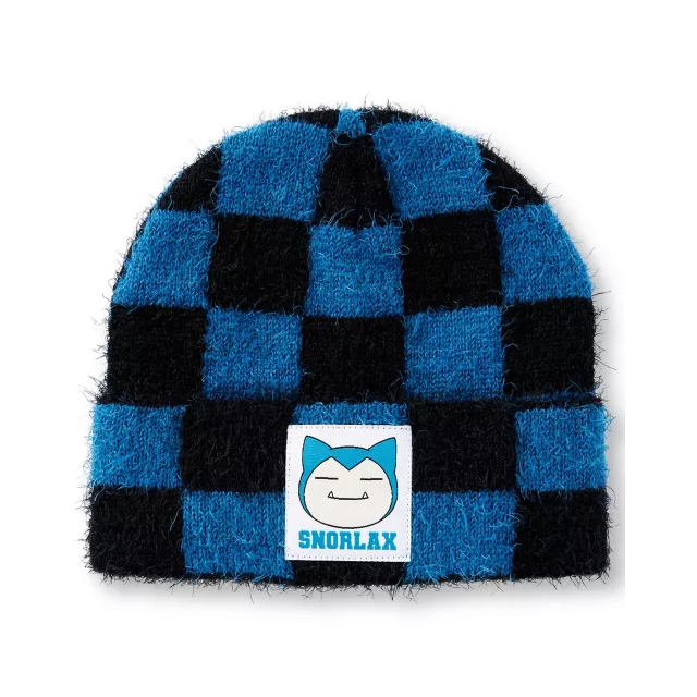 Snorlax Checkered Fuzzy Cuff Beanie Hat - Pokémon at Spencer's