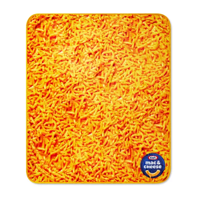 Kraft Mac & Cheese Fleece Blanket and Plush Set at Spencer's