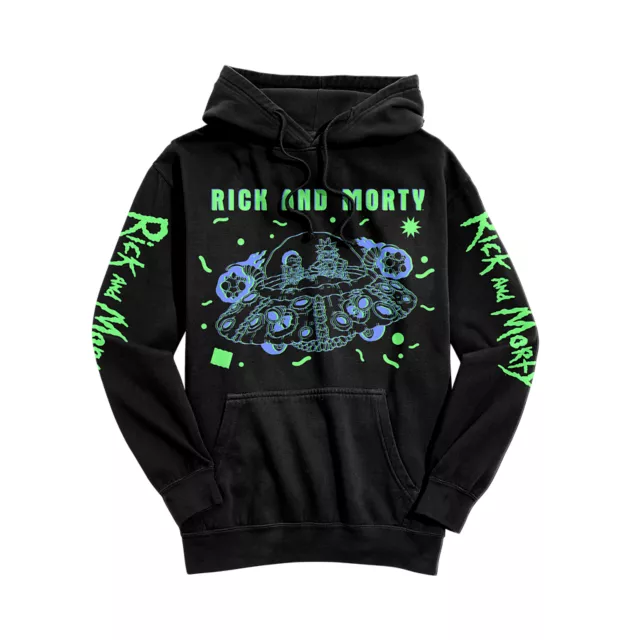 Rick and morty zip up hoodie deals