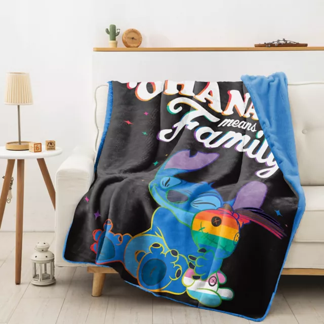 Stitch Ohana Means Family Fleece Blanket - Lilo & Stitch at Spencer's