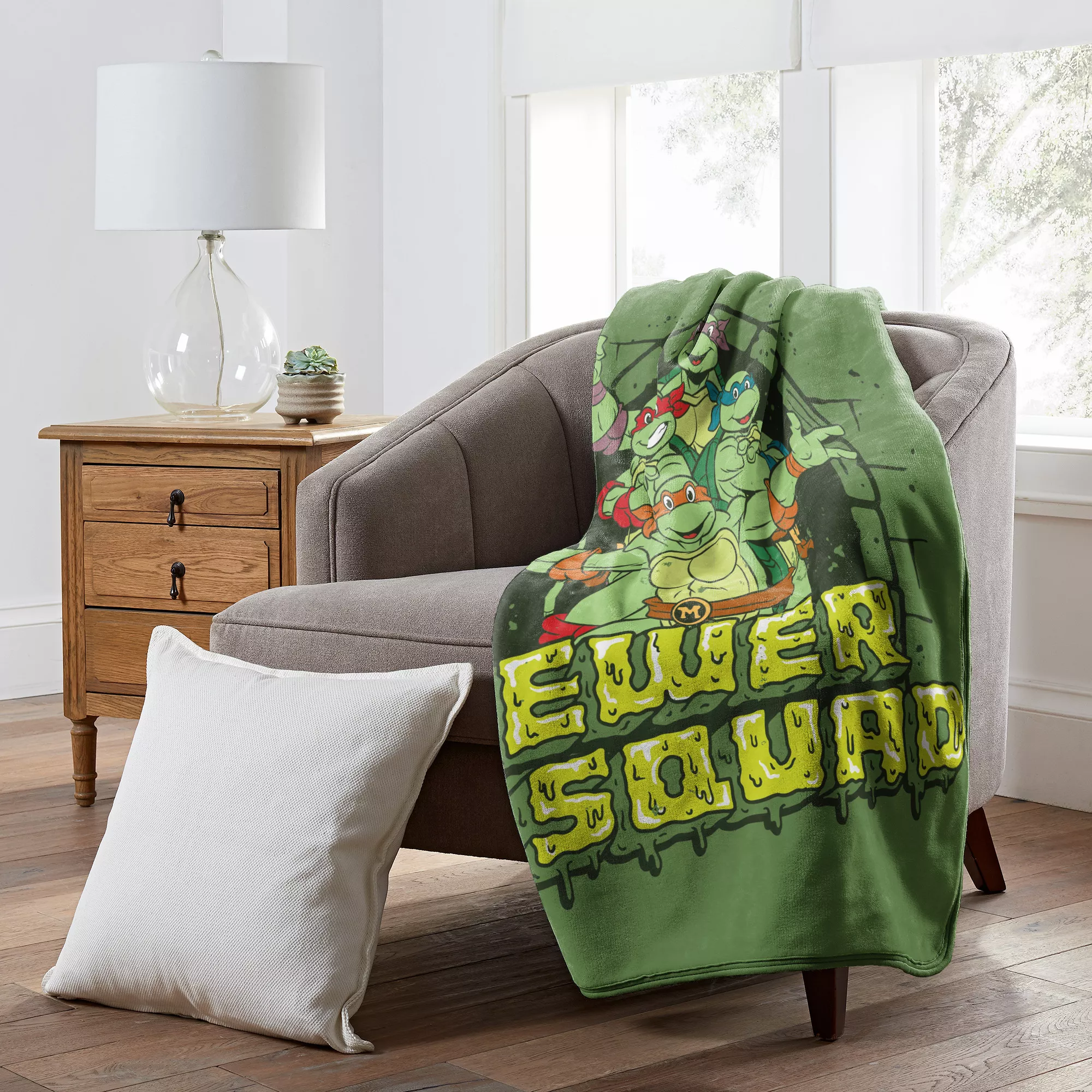 Teenage Mutant Ninja Turtles Sewer Squad Fleece Blanket at Spencer's