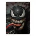 Venom Skared Yet Fleece Blanket - Marvel at Spencer's