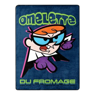 Dexter's Laboratory Omelette du Fromage Fleece Blanket - Spencer's