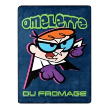 Dexter's Laboratory Omelette du Fromage Fleece Blanket at Spencer's