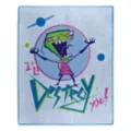 I'll Destroy You Fleece Blanket - Invader Zim at Spencer's