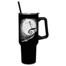 The Nightmare Before Christmas Jack Skellington Travel Tumbler with Straw - 40 oz. at Spencer's