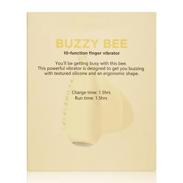 Buzzy Bee 10-Function Rechargeable Waterproof Finger Vibrator - 3.1 Inch at Spencer's