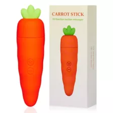 Carrot Stick 10-Function Rechargeable Waterproof Suction Massager - 5.7 Inch at Spencer's
