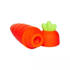 Carrot Stick 10-Function Rechargeable Waterproof Suction Massager - 5.7 Inch at Spencer's