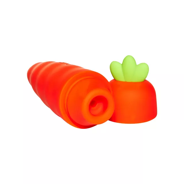Carrot Stick 10-Function Rechargeable Waterproof Suction Massager - 5.7 Inch at Spencer's