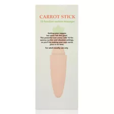 Carrot Stick 10-Function Rechargeable Waterproof Suction Massager - 5.7 Inch at Spencer's