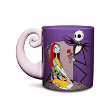Jack Skellington and Sally Curled Handle Coffee Mug 20 oz. - The Nightmare Before Christmas at Spencer's