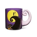 Jack Skellington and Sally Curled Handle Coffee Mug 20 oz. - The Nightmare Before Christmas at Spencer's
