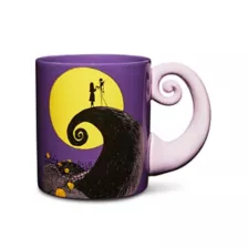 Jack Skellington and Sally Curled Handle Coffee Mug 20 oz. - The Nightmare Before Christmas at Spencer's