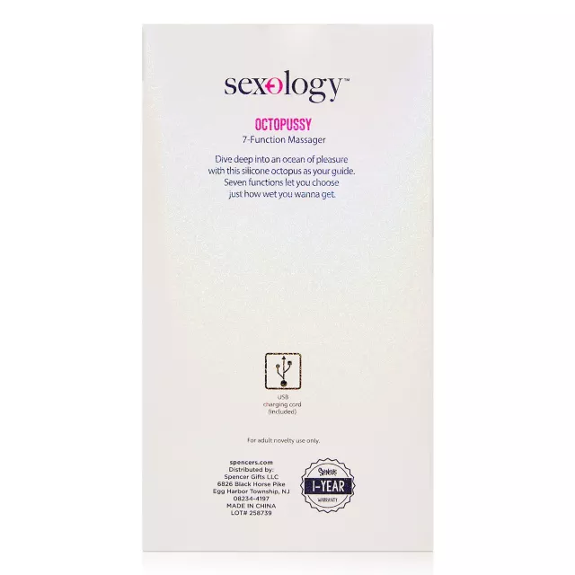 Octopussy 7-Function Waterproof Rechargeable Massager - Sexology at Spencer's