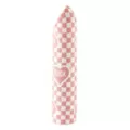 Fuck Love 10-Function Pink Checkered Rechargeable Vibrator 3.5 Inch - Sexology at Spencer's