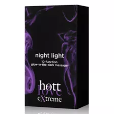 Glow in the Dark Night Light 10-Function Rechargeable Waterproof Massager 3 Inch - Hott Love Extreme at Spencer's