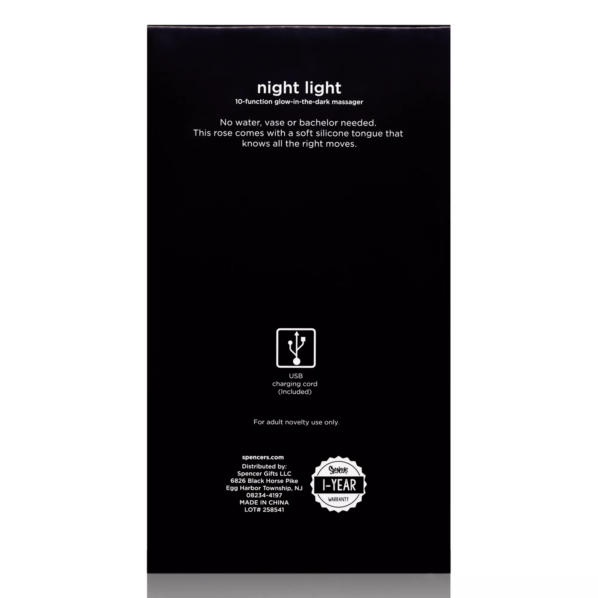 Glow in the Dark Night Light 10-Function Rechargeable Waterproof Massager 3 Inch - Hott Love Extreme at Spencer's